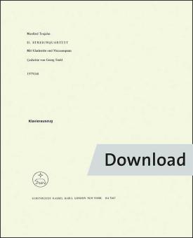 Streichquartett mit Klarinette und Mezzosopran Nr. 2 
