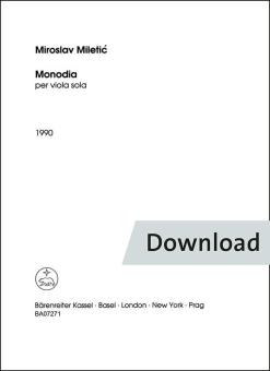 Monodia per Viola sola 