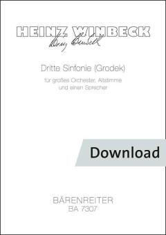 Dritte Sinfonie "Grodek" 