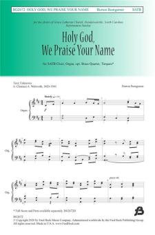 Holy God, We Praise Your Name Download