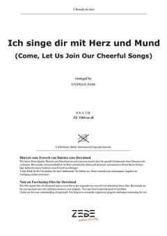 Ich singe dir mit Herz und Mund 