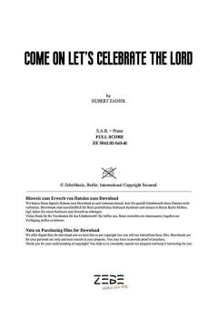Come On Let’s Celebrate the Lord 