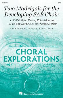 Two Madrigals For The Developing SAB Choir Download