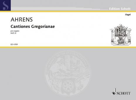 Cantiones Gregorianae pro Organo Band 3 Standard