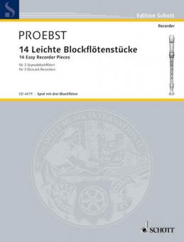14 Leichte Blockflötenstücke Standard
