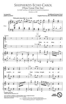 Shepherd's Echo Carol (How Great Our Joy) 