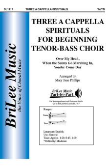 3 A Cappella Spirituals for Beginning Tenor-Bass Choir 