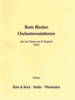Orchestervariationen 