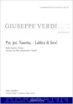 Falstaff - Pst, pst. Nanetta. - Labbra di foco! (atto primo) 