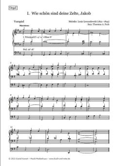 Chor- und Orgelsätze aus dem Gesangbuch der Synagogen-Gemeinde Elberfeld - Orgelstimme 