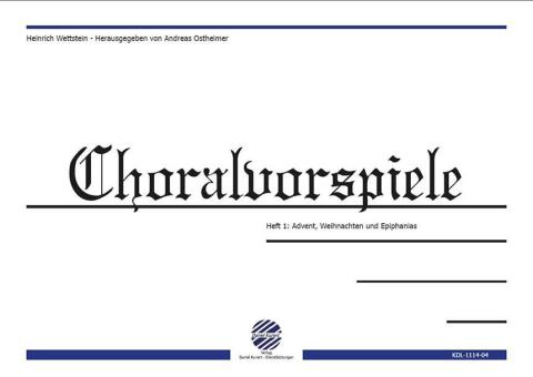 Choralvorspiele - Heft 1 