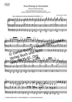 Jesu Einzug nach Jerusalem - Orgel 