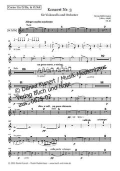 Konzert Nr. 3 - Horn 1 in D 