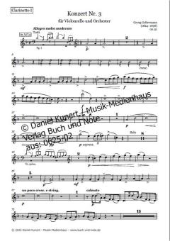 Konzert Nr. 3 - Klarinette 1 