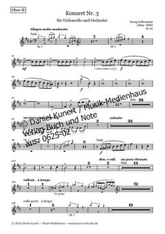 Konzert Nr. 3 - Oboe 2 