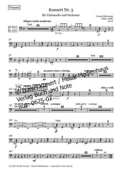 Konzert Nr. 3 - Pauken 