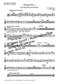 Konzert Nr. 3 - Trompete 1 in D 