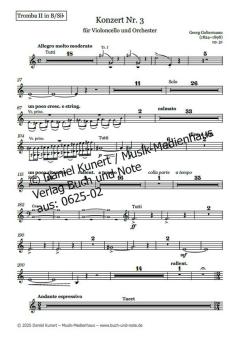 Konzert Nr. 3 - Trompete 2 in B 