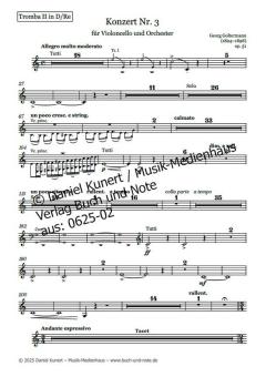 Konzert Nr. 3 - Trompete 2 in D 