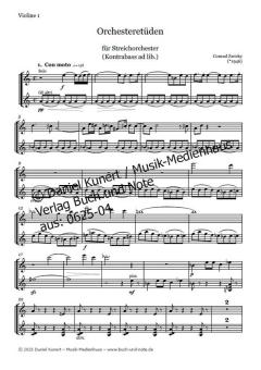 Orchesteretüden - Violine 1 