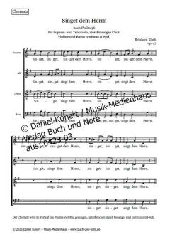 Singet dem Herrn op. 47 