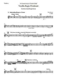 Vexilla Regis Prodeunt - Violine 1 
