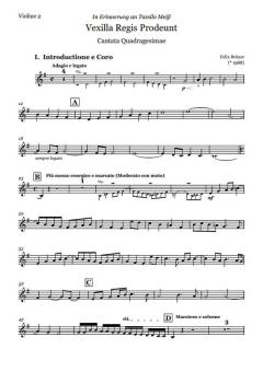Vexilla Regis Prodeunt - Violine 2 