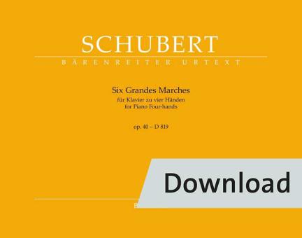 6 Grandes Marches op. 40 D 819 Download
