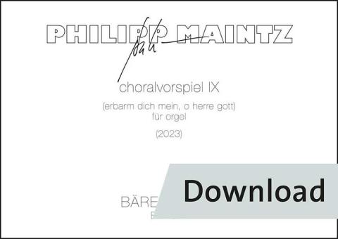 Choralvorspiel 9 