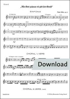 Wo Gott zuhaus nit gibt sein Gunst op. 11/1 