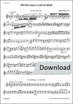 Wo Gott zuhaus nit gibt sein Gunst op. 11/1 