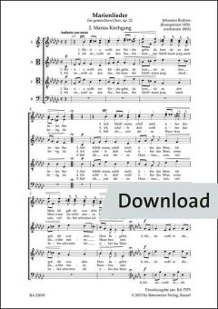 Marias Kirchgang op. 22 Nr. 2 