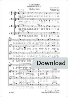 Ruf zur Maria op. 22 Nr. 5 