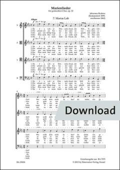 Marias Lob op. 22 Nr. 7 