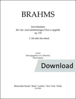 Ich aber bin elend op. 110 Nr. 1 