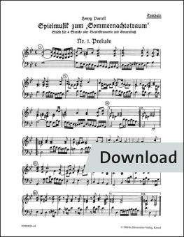 Spielmusik zum Sommernachtstraum Heft 1 (Nr. 1-10) 