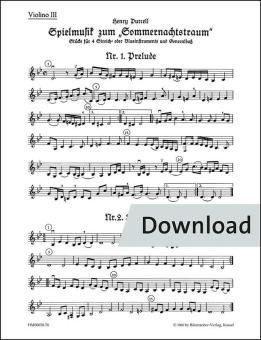 Spielmusik zum Sommernachtstraum Heft 1 (Nr. 1-10) Download