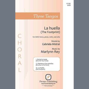 Three Tangos - 3. La huella - Violin 