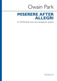 Miserere after Allegri (Score) 