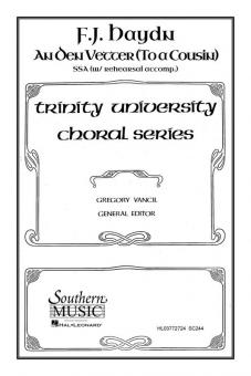 An den Vetter (To a Cousin) 