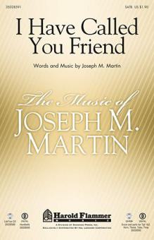 I Have Called You Friend - Score 