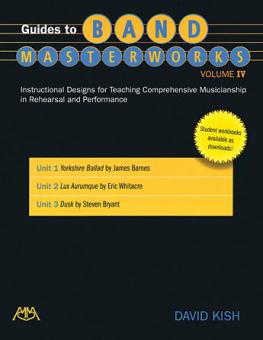 Guides to Band Masterworks, Vol. 4 - Dusk 