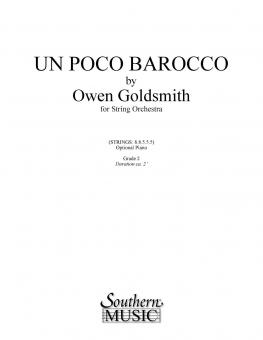 Un Poco Barocco - Partitur 