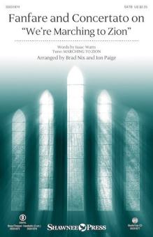 Fanfare and Concertato on "We're Marching to Zion" - Full Score 