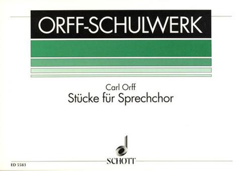 Stücke für Sprechchor Standard