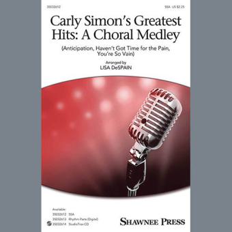Carly Simon's Greatest Hits: A Choral Medley - Guitar 