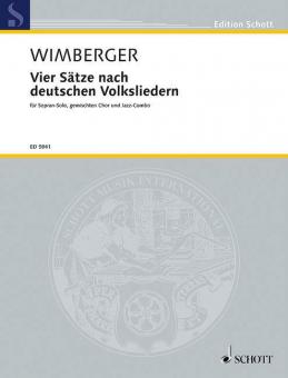 Vier Sätze nach deutschen Volksliedern Standard