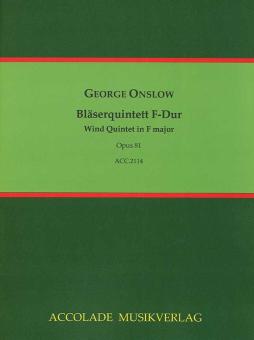 Bläserquintett F-Dur op. 81 