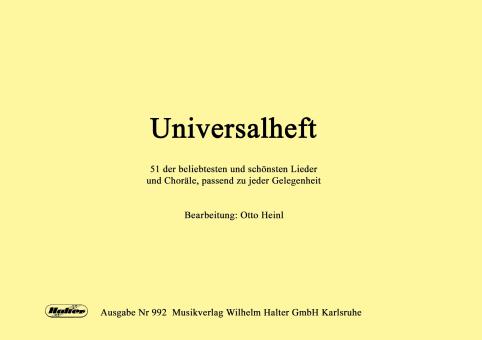 Universalheft für Quartette und Quintette 