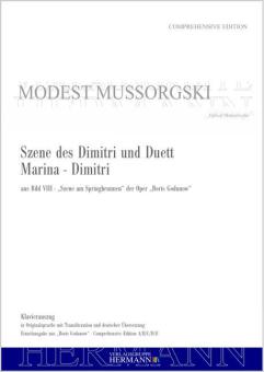 Szene des Dimitri und Duett Marina - Dimitri (aus Bild VIII) 